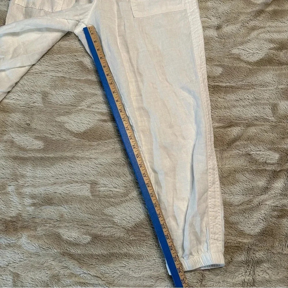 ATHLETA  RETREAT LINEN HIGH RISE JOGGER size 14 (C)3 - Picture 3 of 12